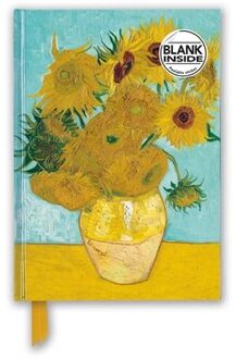 Vincent Van Gogh: Sunflowers (Foiled Blank Journal) - Flame Tree Blank Notebooks - Flame Tree Studio