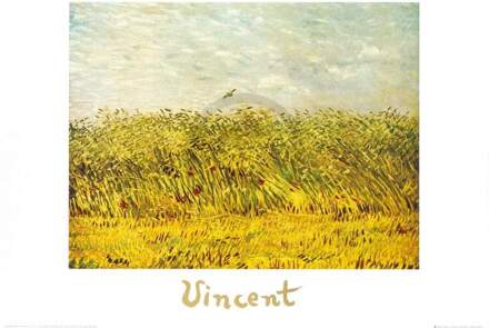 Vincent Van Gogh - The Wheat Field Kunstdruk 70x50cm