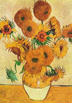 Vincent Van Gogh - Vaso Di Girasoli Kunstdruk 70x100cm