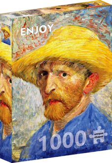 Vincent Van Gogh - Zelfportret met Strohoed (1000 stukjes)
