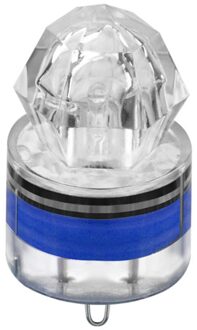 Vinden Val Flash Lamp Night Vissen Trekt Lokken Aas Lichten 4Cm 18G Led Vis Compressie Weerstand Outdoor Vissen Blauw