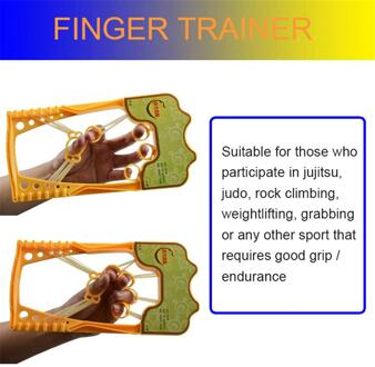 Vinger Gripper Sterkte Trainer Outdoor Slanke Fitness Gereedschap Weerstand Band Hand Grip Pols Flexibele Oefening Accessoires