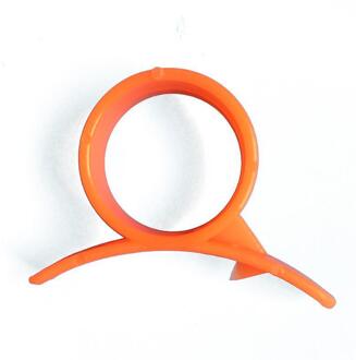 Vinger Held Fruit Oranje Citrut Citroen Dunschiller Opener Plastic Remover Opener Keuken Tool Gadget