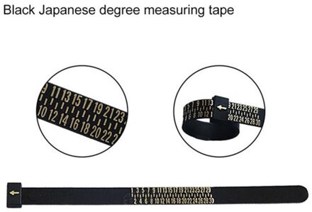 Vinger Meten Ring Size Gauge Zachte Heerser Ring Mond Hand Omtrek Size Nummer Tool Accessoire Sieraden Measure Tool Japan