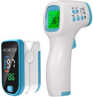 Vinger Pulsoxymeter Vinger Clip Hartslag Draagbare Hartslag Spo2 Monitor Bloed Zuurstof Meter Sensor Baby Digitale Thermometer Oximeter Thermometer
