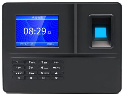 Vingerafdruk Presentielijst Machine Lcd Display Usb Vingerafdruk Aanwezigheidsregistratie Systeem Klok Werknemer Controleren-In Recorder