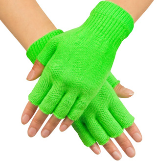 Vingerloze Handschoen Fluor Groen