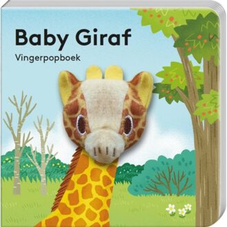 Vingerpopboekje Baby Giraf