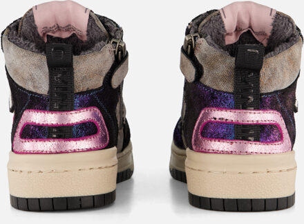 Vingino Alley Arena Sneakers blauw Leer - 34,30,28,31,32,29,33