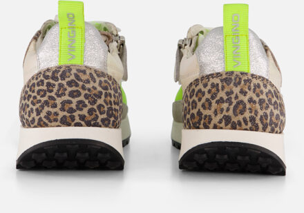 Vingino Animal Sneakers wit Leer - 30