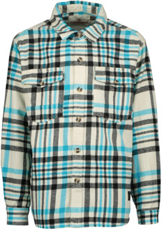 Vingino Jongens blouse leano oversized fit Blauw - 116