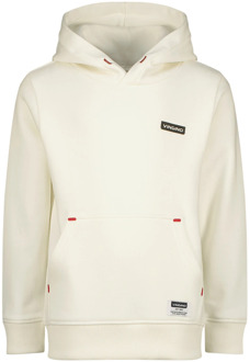 Vingino Jongens hoodie basic cloud white Ecru - 128
