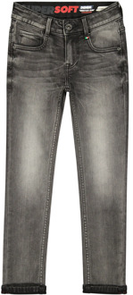 Vingino Jongens jeans super soft skinny fit amos dark grey vintage Grijs - 170