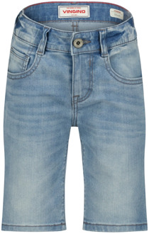 Vingino jongens korte broek Bleached denim - 128