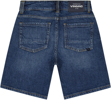 Vingino jongens korte broek Medium denim - 134