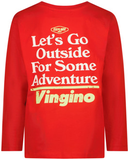 Vingino jongens longsleeve Rood - 176
