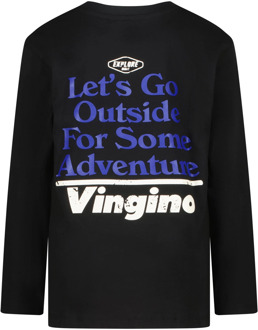 Vingino jongens longsleeve Zwart - 128
