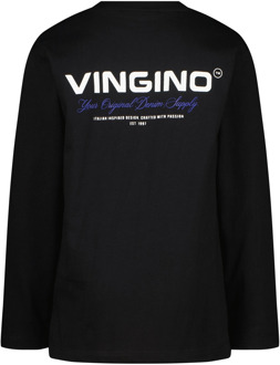 Vingino jongens longsleeve Zwart - 152