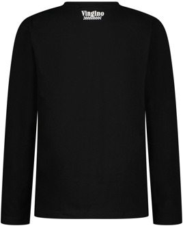 Vingino jongens longsleeve Zwart - 164