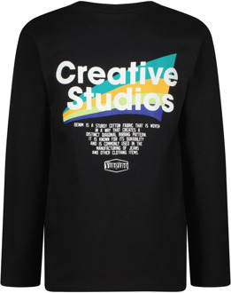 Vingino jongens longsleeve Zwart - 176
