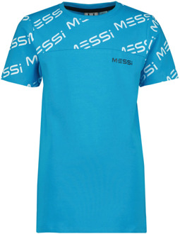 Vingino Jongens messi t-shirt hivan biscay Blauw - 176