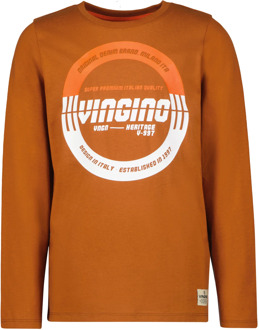 Vingino Jongens shirt jacks rusty Bruin - 164