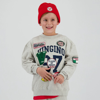 Vingino jongens sweater Grijs - 128