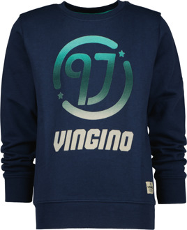 Vingino Jongens sweater nassor dark Blauw - 116