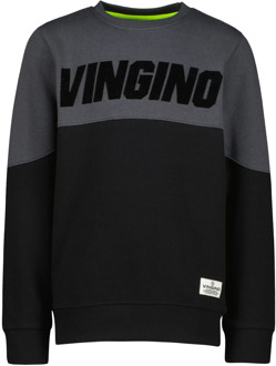 Vingino Jongens sweater neto deep Zwart - 116
