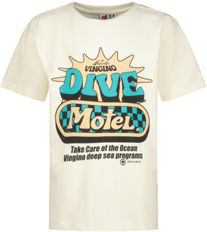 Vingino jongens t-shirt Ecru - 176