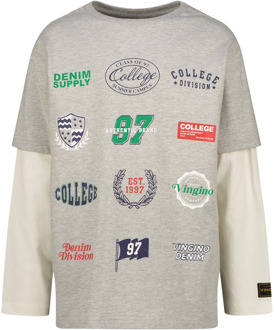 Vingino jongens t-shirt Grijs - 116