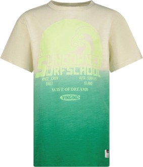 Vingino jongens t-shirt Groen - 128