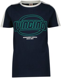 Vingino Jongens t-shirt hohn Blauw - 140