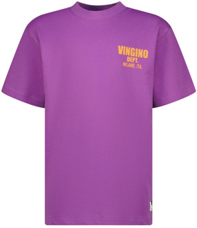 Vingino jongens t-shirt Paars - 176