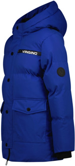 Vingino jongens winterjas Blauw - 140