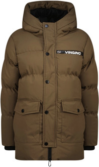 Vingino jongens winterjas Bruin - 104
