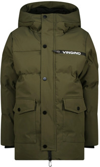 Vingino jongens winterjas Groen - 116