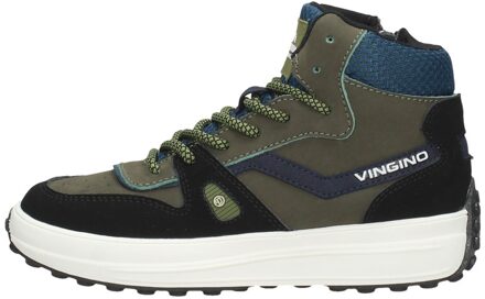 Vingino Max Mid Veterboot Jongens Groen/Blauw