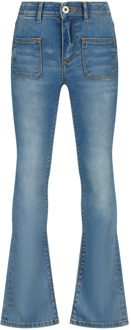 Vingino Meiden jeans britte blue vintage Denim - 134