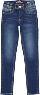 Vingino Meiden jeans super skinny flex fit bianca deep dark Blauw - 170
