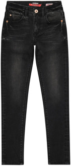 Vingino Meiden jeans super skinny highwaist betty black vintage Zwart - 170