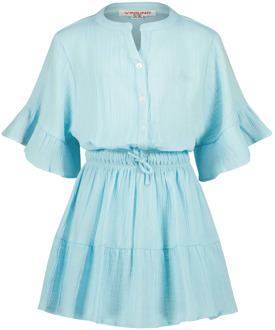 Vingino Meiden korte mouwen jurk pradile Blauw - 128