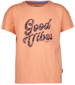 Vingino Meiden t-shirt holanne peach glow Oranje - 116