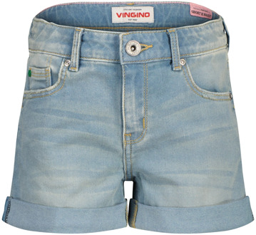Vingino meisjes korte broek Denim - 116