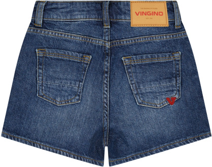 Vingino meisjes korte broek Medium denim - 128