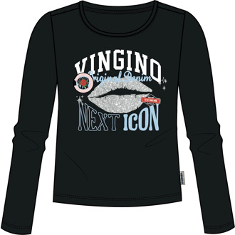 Vingino meisjes longsleeve Zwart - 152