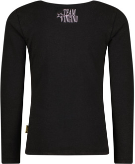 Vingino meisjes longsleeve Zwart - 164