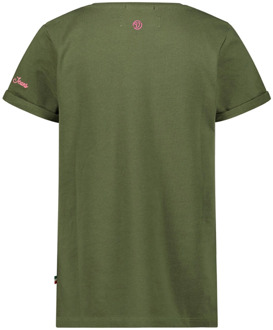 Vingino meisjes t-shirt Army - 104