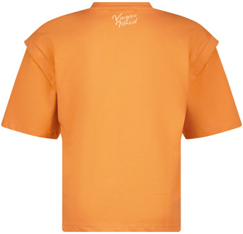 Vingino meisjes t-shirt Bruin - 152