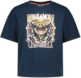 Vingino meisjes t-shirt Marine - 128